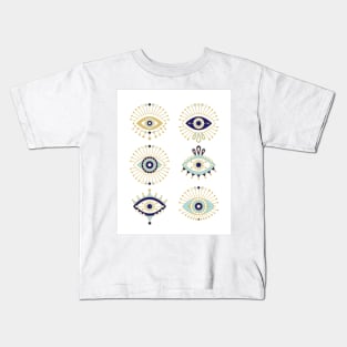 evil eyes Kids T-Shirt